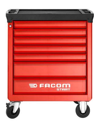 Facom start gereedschapswagen 7 laden m3 rood - START.7M3A