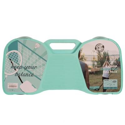 PORTABLE BADMINTON SET WITH 2 RACKETS