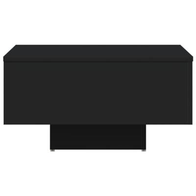 Salontafel 60x60x31,5 cm bewerkt hout zwart