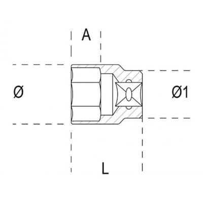 Beta Dopsleutels zeskant 920A 12 - 009200012