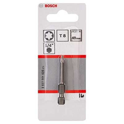 Bosch Accessories Bosch Power Tools 2607001628 T-bit T 8 Extra hard E 6.3 1 stuk(s)