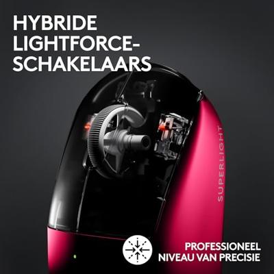 Logitech G PRO X Superlight 2 Roze Draadloze Gaming Muis Logitech G PRO X Superlight 2 Roze Draadloze Gaming Muis