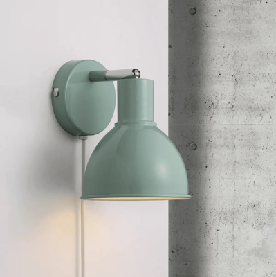 Wandlamp groen Nordlux 'Pop' verstelbaar leeslamp E27 fitting 215mm