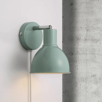 Wandlamp groen Nordlux 'Pop' verstelbaar leeslamp E27 fitting 215mm - thumbnail