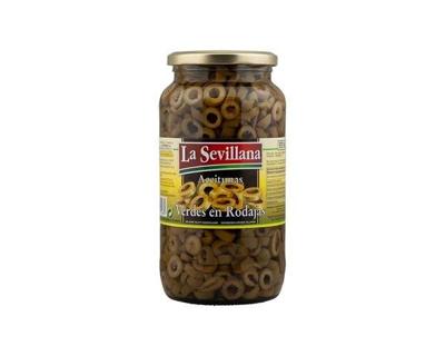 La Sevillana groene olijven gesneden (935ml)