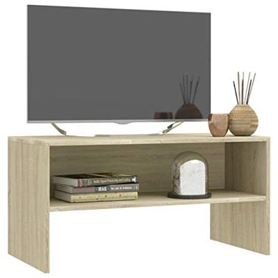 VidaXL Tv-meubel 80x40x40 cm bewerkt hout sonoma eikenkleurig VidaXL Tv-meubel 80x40x40 cm bewerkt hout sonoma eikenkleurig