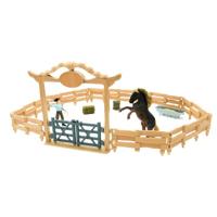 Mojo farmland western ranch met paard en cowboy speelset - 380064 - thumbnail