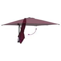 Tuinparasol Bordeauxrood 248.5 x 247.5 x 160 cm Stof - thumbnail