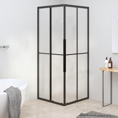 VidaXL Douchecabine 70x70x180 cm mat esg zwart