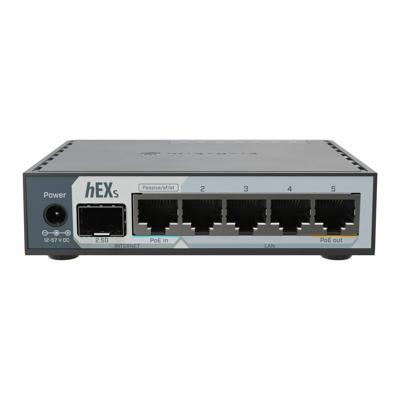 MikroTik E60iUGS Indoor Wi-Fi 6 Access Point, Dual Band AX1800, Gigabit Ethernet, RouterOS, PoE-in