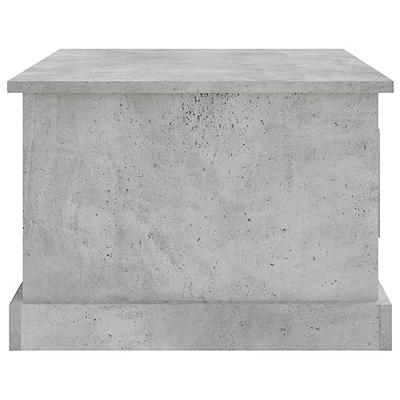 Salontafel 50x50x35 cm bewerkt hout betongrijs Salontafel 50x50x35 cm bewerkt hout betongrijs