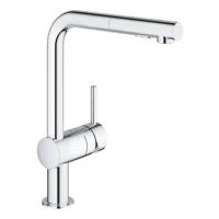 Grohe Minta keukenkraan met uittrekbare dualspray handdouche chroom - thumbnail