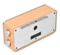 Dual IR 6S Tafelradio met internetradio DAB+, FM AUX, Internetradio Spotify Hout, Zwart - thumbnail