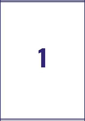 Avery L7167B-100 BlockOut zelfklevende etiketten QuickPeel, ft 199,6 x 289,1 mm (b x h), 100 etiketten Avery L7167B-100 BlockOut zelfklevende etiketten QuickPeel, ft 199,6 x 289,1 mm (b x h), 100 etiketten