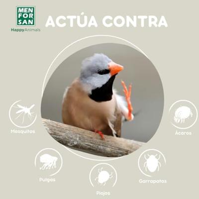 MENFORSAN Natuurlijk Vogelafweermiddel Poeder | Direct Gebruik Bij Vogels | Met Margosa | Met Deodoriserende Middelen | 250 gram