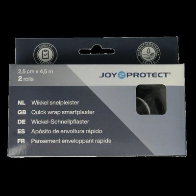 Joy2protect Wikkel snelpleister 2.5 cm x 4.5 m 2 Rol