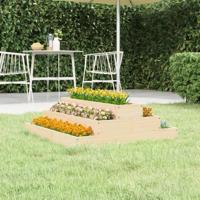 VidaXL Plantenbak 80x80x27 cm massief grenenhout - thumbnail