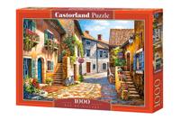 Selecta Castorland legpuzzel rue de village, 1000st. - thumbnail