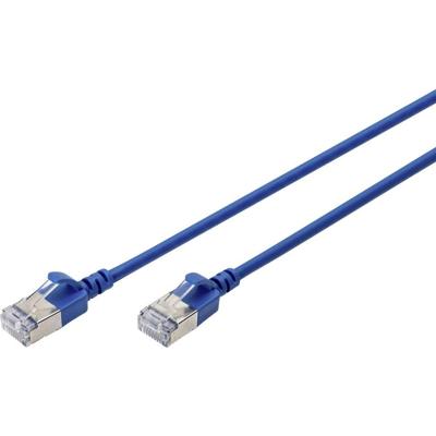 Digitus DK-1632-A-015S-B RJ45 Netwerkkabel, patchkabel CAT 6A F/FTP 1.5 m Blauw Kleurcodering, Afgeschermd, Meerdradig, Met anti-kniktule 1 stuk(s) Digitus DK-1632-A-015S-B RJ45 Netwerkkabel, patchkabel CAT 6A F/FTP 1.5 m Blauw Kleurcodering, Afgeschermd, Meerdradig, Met anti-kniktule 1 stuk(s)