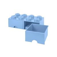 Room Copenhagen LEGO Brick Drawer 8 Licht blauw opbergdoos - thumbnail