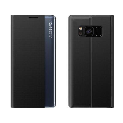 Voor Galaxy S10 Plus Side Display Magnetic Horizontal Flip Plain Texture Cloth + PC Case met Holder & Sleep / Wake-up Function(Zwart) Voor Galaxy S10 Plus Side Display Magnetic Horizontal Flip Plain Texture Cloth + PC Case met Holder & Sleep / Wake-up Function(Zwart)