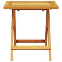 Ligbed met kussen en tafel massief acaciahout - thumbnail