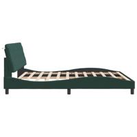 Bedframe zonder matras 180x200 cm fluweel donkergroen - thumbnail