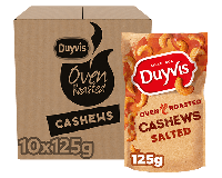 Duyvis dry roasted cashews (10x 125gr) - thumbnail