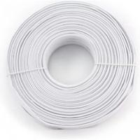 Telefoonkabel 4-aderig plat wit 100 meter - thumbnail