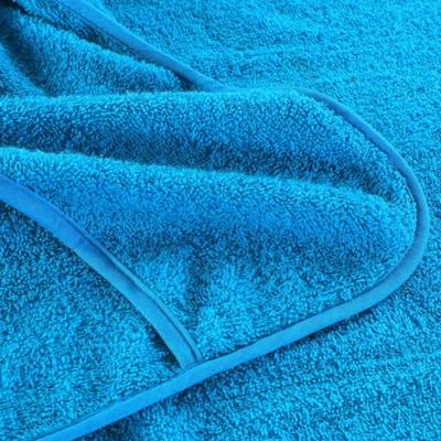 Strandhanddoeken 2 st 400 g/m 60x135 cm stof turquoise