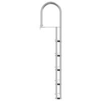 xl Dock ladder Zilver 45 x 11.5 x 190 cm Aluminium - thumbnail