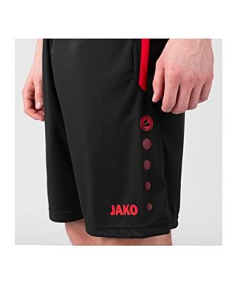 JAKO 4499 Short Allround - Zwart/Sportrood - L - thumbnail