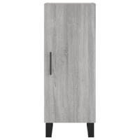 Dressoir 34,5x34x90 cm bewerkt hout grijs sonoma eikenkleurig - thumbnail