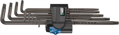 Wera 967/9 TX XL HF 1 Binnen-Torx Haakse schroevendraaierset T 8, T 9, T 10, T 15, T 20, T 25, T 27, T 30, T 40 9-delig