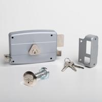 Cisa 50420.50.1 oplegslot met losse buitencilinder doornmaat 50 mm zilver - Din L - thumbnail