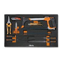 Beta M284 Zachte inlegbak met vijlen en snijgereedschap - 024500284 024500284 - thumbnail