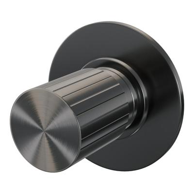 Brauer Stripe losse inbouw stopkraan met in- en afbouwdelen gunmetal geborsteld PVD