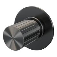 Brauer Stripe losse inbouw stopkraan met in- en afbouwdelen gunmetal geborsteld PVD - thumbnail