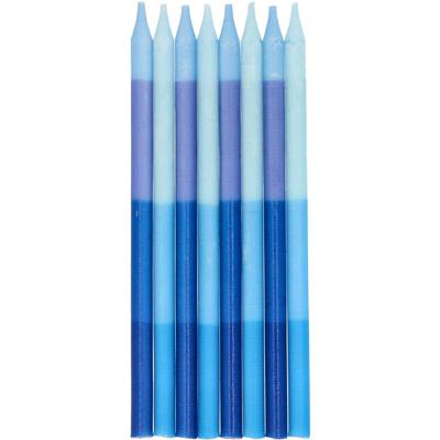 Kaarsen Blauw Shades of Blue 10cm (24st)