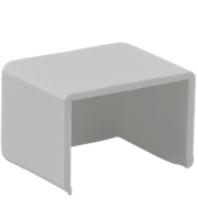 Eindstuk kabelgoot wit 20x10mm RAL 9010 Canalit 917944 (per zakje) - thumbnail