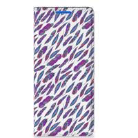 OPPO Reno 6 Pro Plus 5G | Hoesje met Magneet | Feathers Color - thumbnail