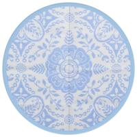VidaXL Buitenkleed arakil ø120 cm polypropeen babyblauw - thumbnail