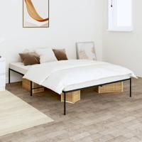 Bedframe metaal zwart 120x200 cm - thumbnail