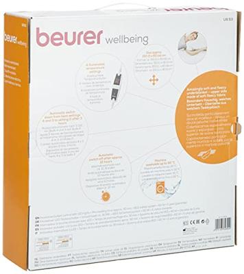 Beurer UB 53 Teddy Single Elektrische onderdeken 60 W Wit