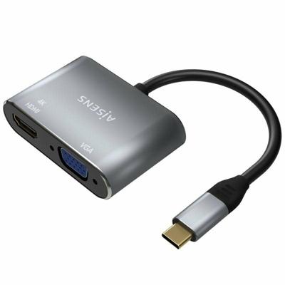 Adapter HDMI naar VGA Aisens A109-0627 Grijs 15 cm