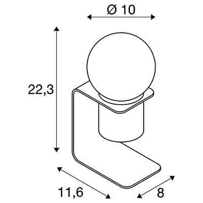 SLV Mobiele tafellampTonila - 1002583