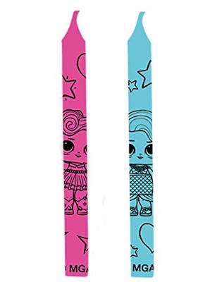 Verjaardagskaarsen LOL Glitterrati (12st)