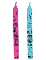 Verjaardagskaarsen LOL Glitterrati (12st) - thumbnail