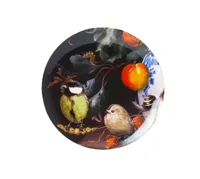 Heinen Delfts Blauw - Wandbord koolmees d20.5cm - thumbnail