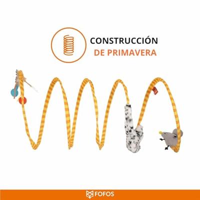 Fofos safari spiral cat tunnel